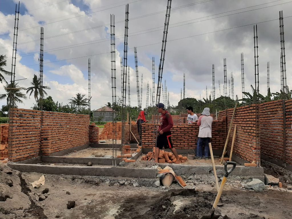 foto posisi tengah perumahan GREEN ANMA TAHAP II