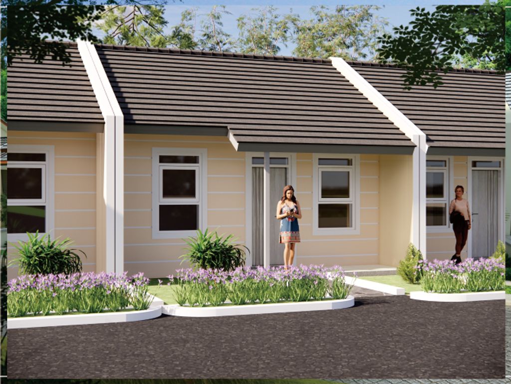 foto tampak rumah tipe 27/60 perumahan Perumahan Galaxy Prima Residence Tahap 2