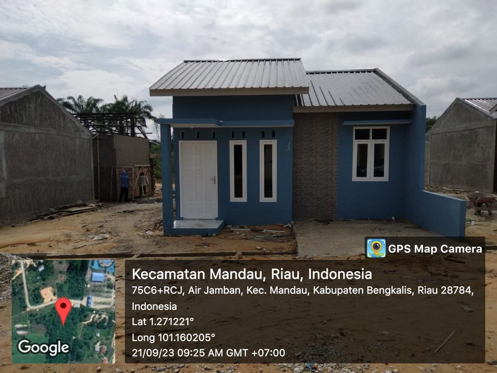 foto tampak rumah tipe 36 perumahan PURI NASIONAL 2