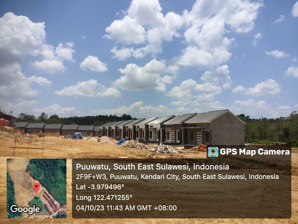 foto posisi tengah perumahan Puri Puuwatu Indah.