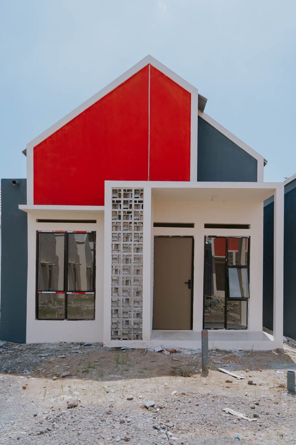 foto tampak rumah tipe 27/72 perumahan GREEN ANMA TAHAP II