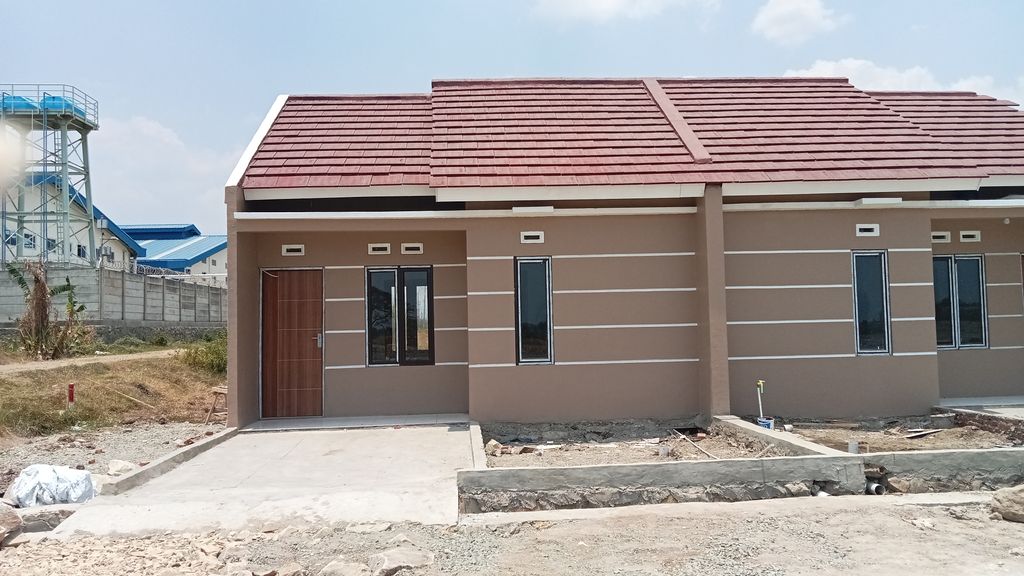 foto tampak rumah tipe 30/60 perumahan RAHARJA REGENCY II