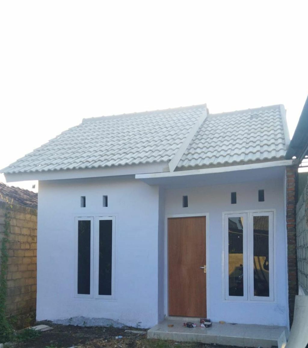 foto tampak rumah tipe 36 LT 69 perumahan PANTAI MENTARI