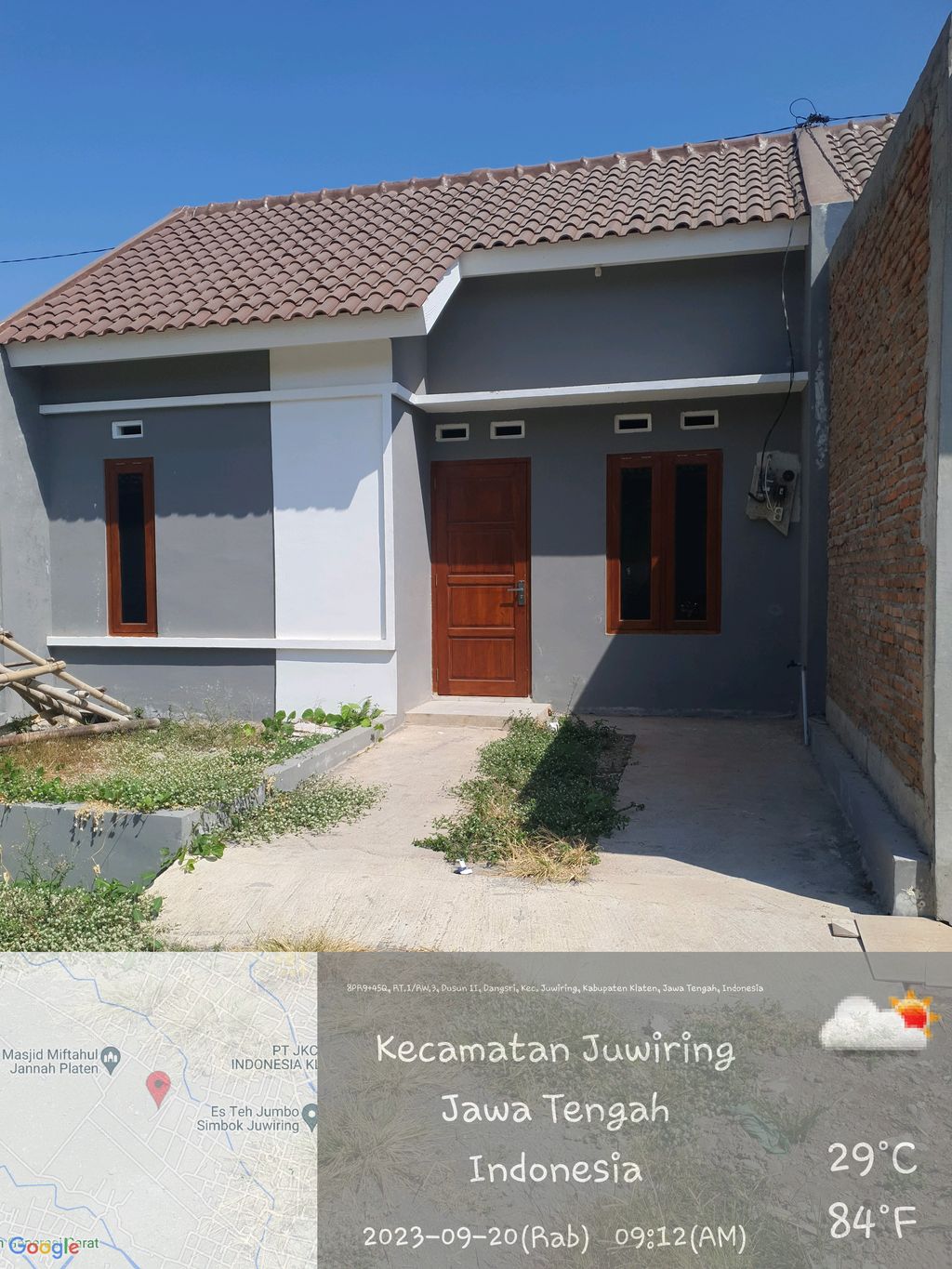 foto contoh rumah perumahan Griya Sawahan Asri Juwiring