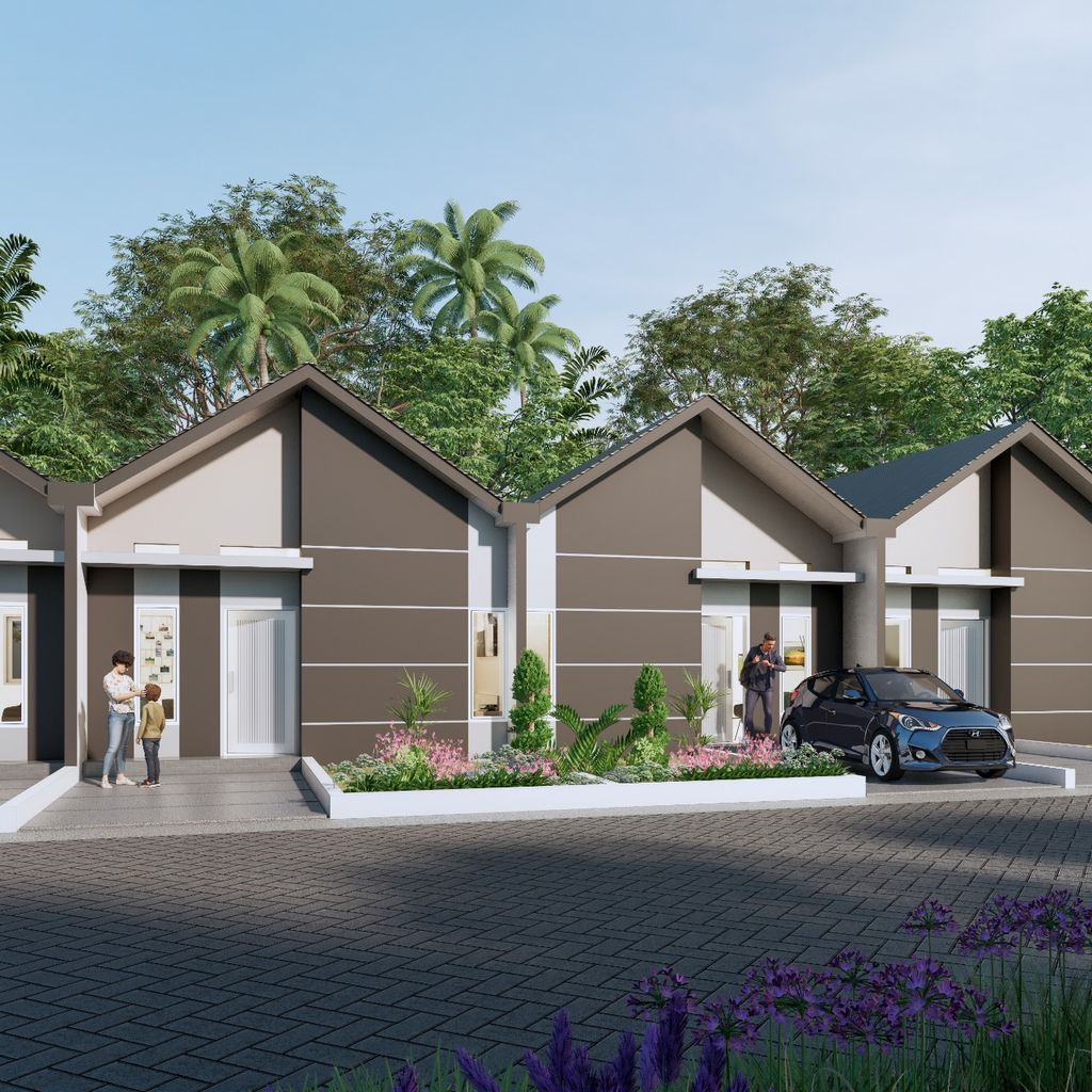 foto contoh rumah perumahan Harmoni Village