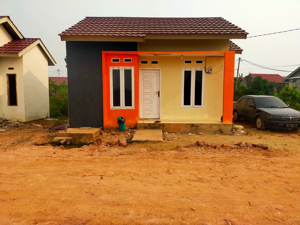 foto tampak rumah tipe 36/90 perumahan AFIFAH MERITAI INDAH RESIDENCE 4 (AMI RESIDENCE 4)