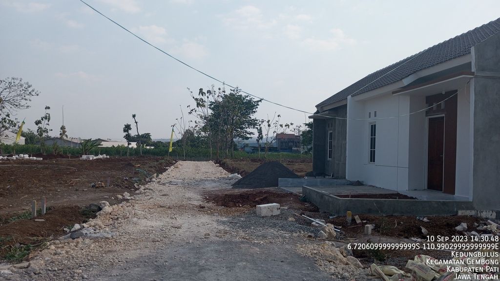 foto posisi tengah perumahan nDalem Raharja Semirejo