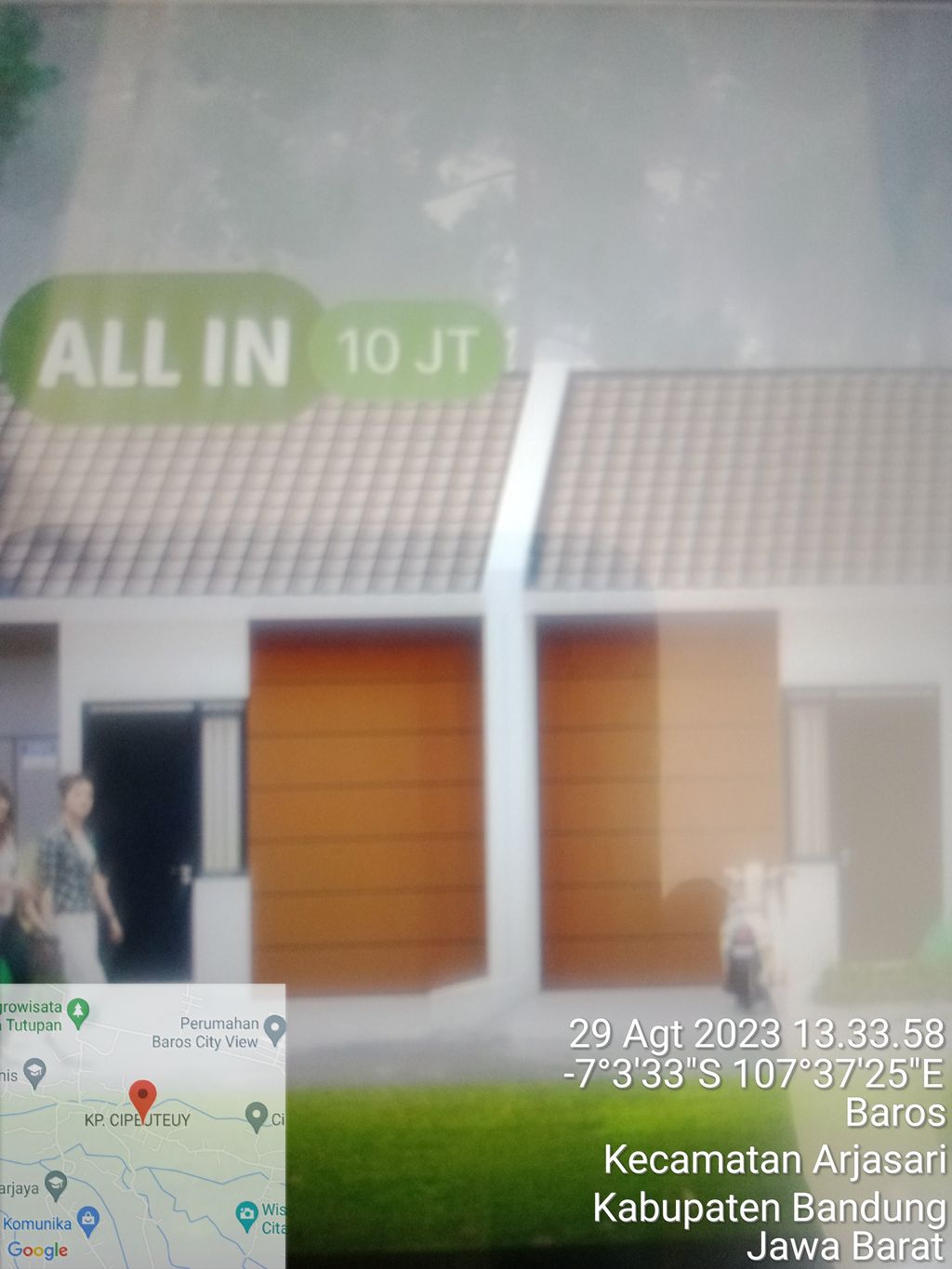 foto contoh rumah perumahan BUKIT PINUS BANJARAN