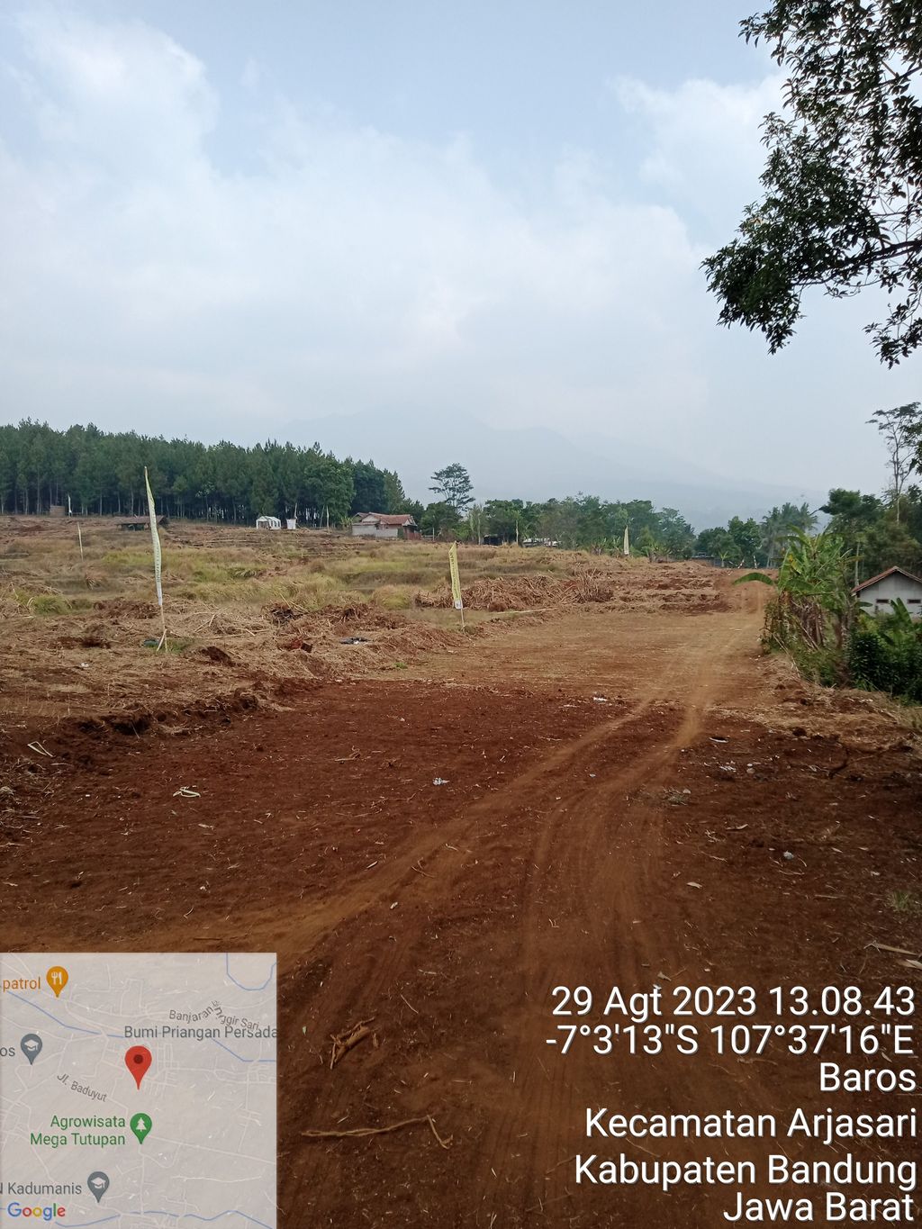 foto posisi tengah perumahan BUKIT PINUS BANJARAN