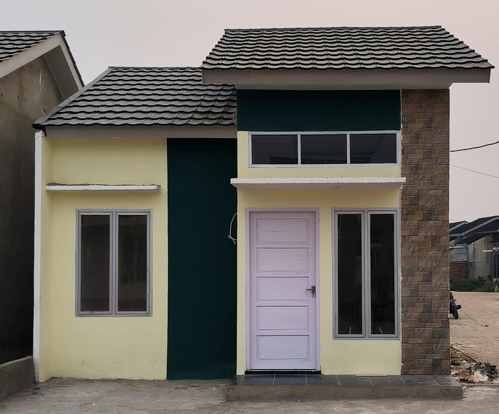 foto tampak rumah tipe 36 perumahan Grand Batiq Regency 1 tahap 3