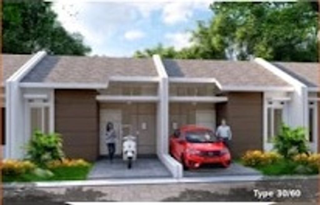 foto tampak rumah tipe 30/60 perumahan GRAHA KUTOREJO