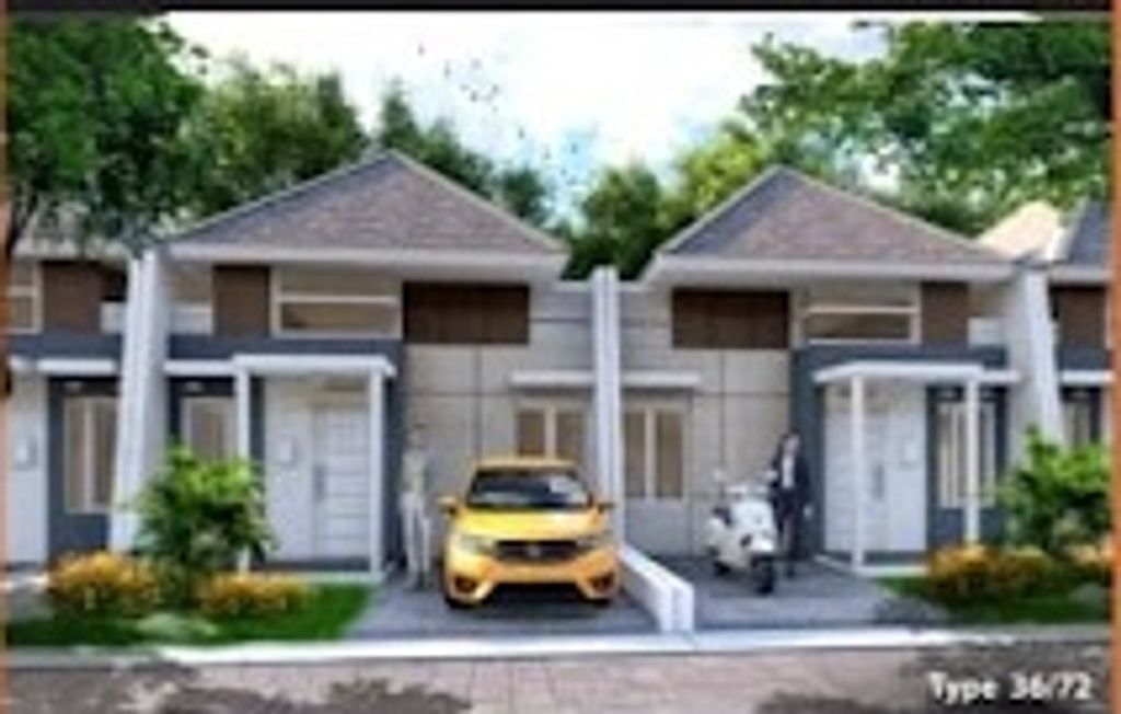 foto tampak rumah tipe 36/72 perumahan GRAHA KUTOREJO