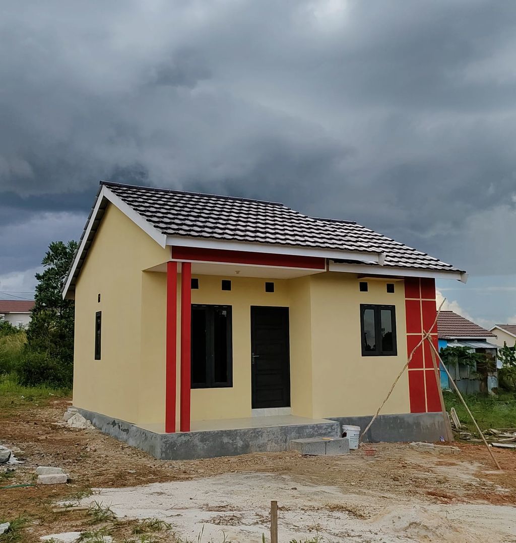 foto tampak rumah tipe 36 subsidi perumahan BUMI BERKAT INDAH 2