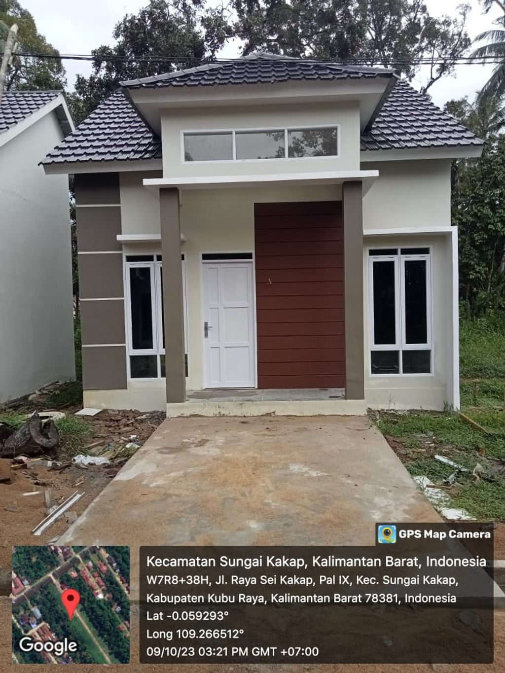 foto tampak rumah tipe 36 perumahan MELODY GARDEN 3