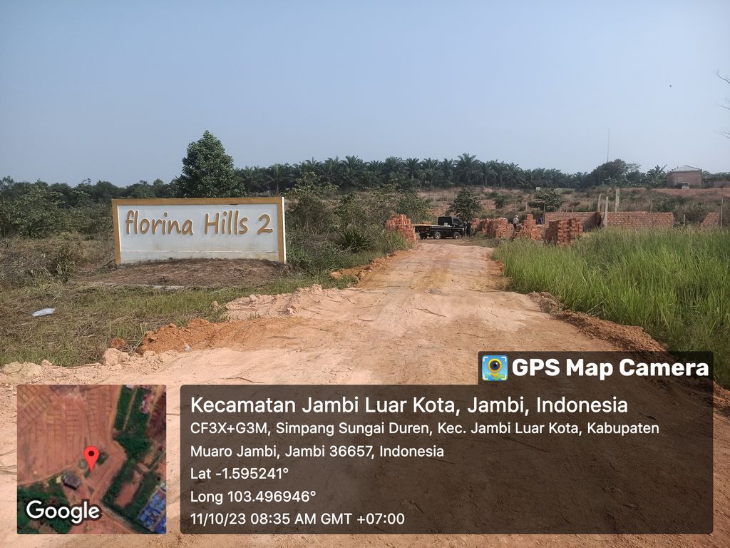 foto posisi tengah perumahan FLORINA HILLS II