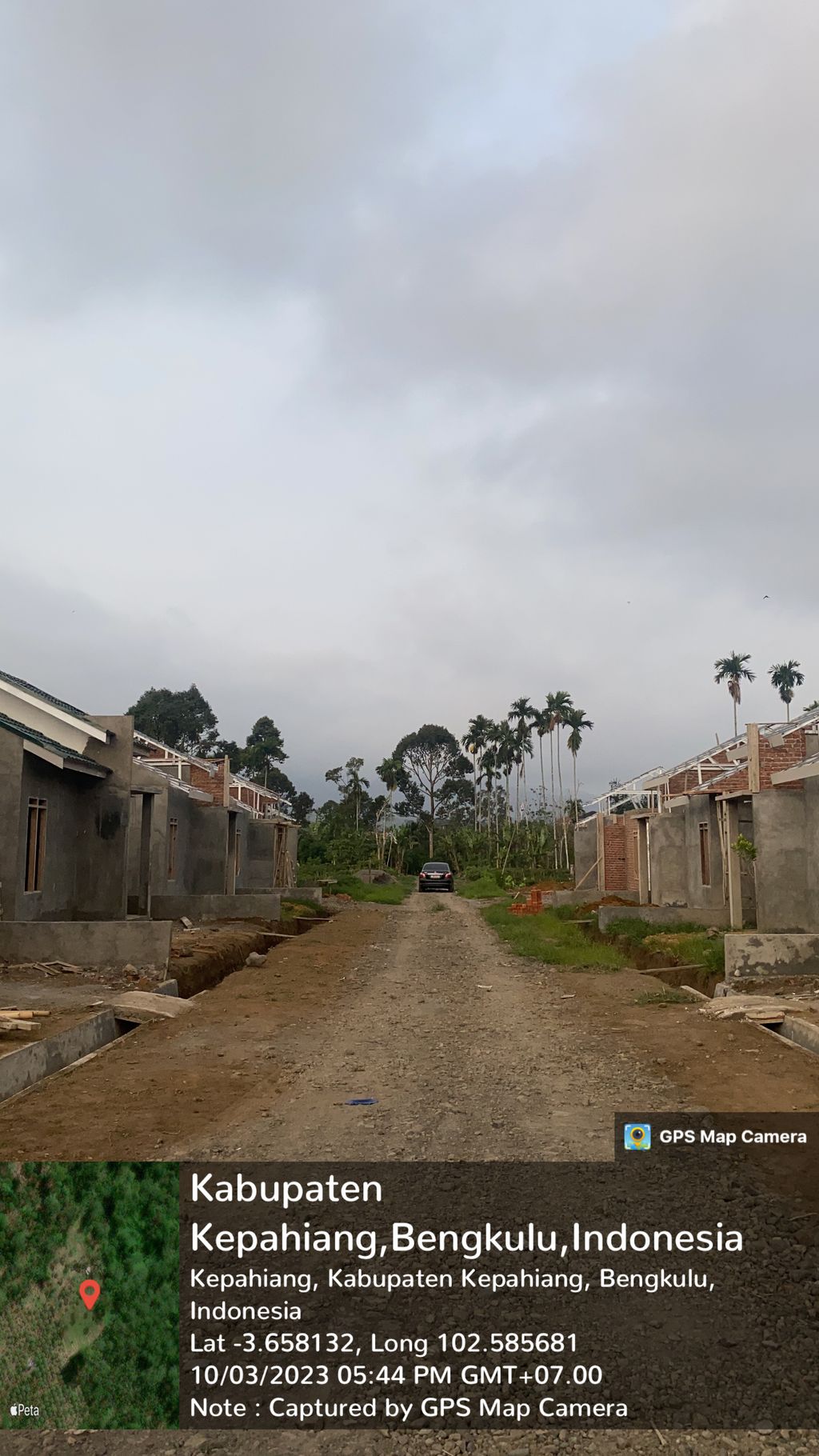 foto posisi tengah perumahan MUSI GREEN HILL
