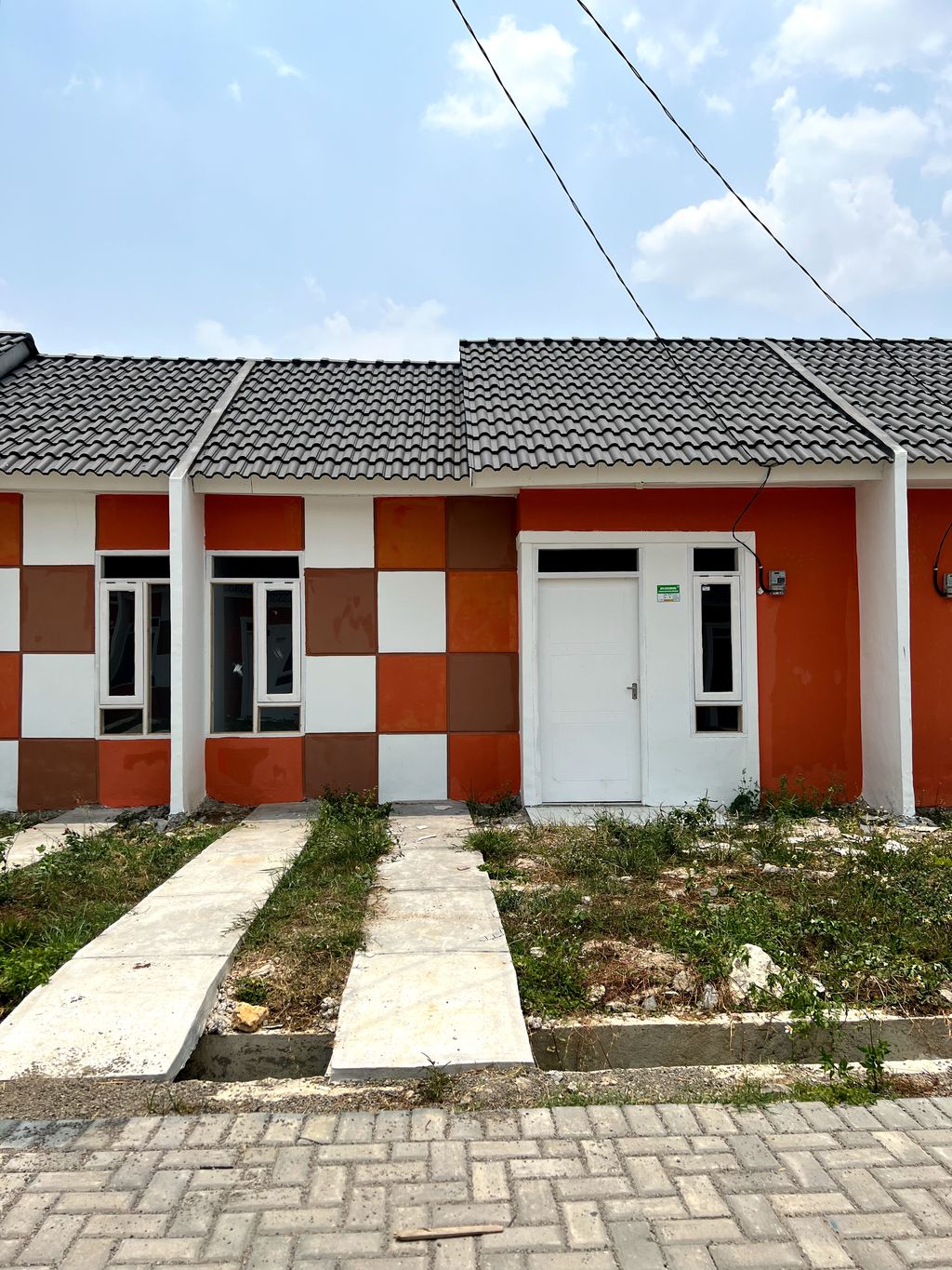 foto tampak rumah tipe Standard perumahan Citra Swarna Riverside Tahap 2