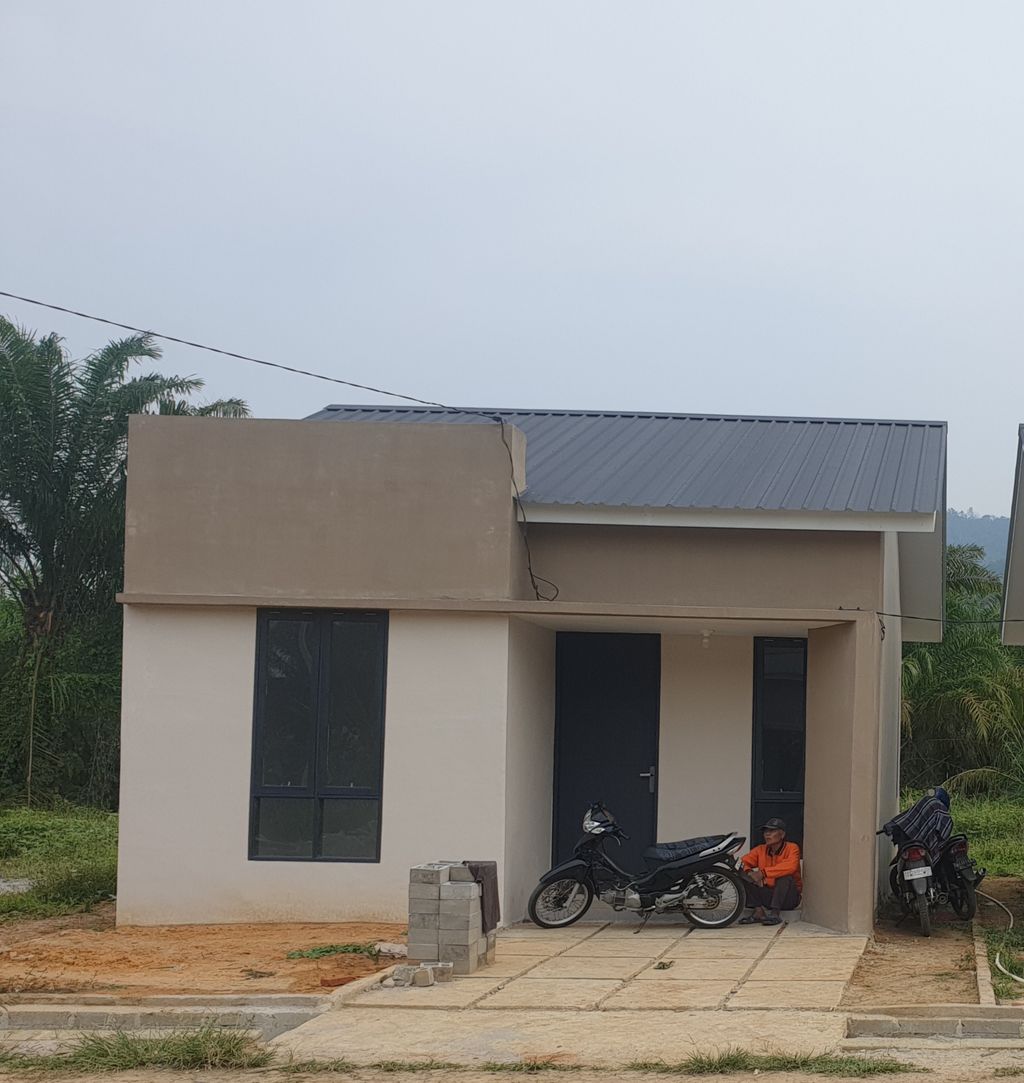 foto tampak rumah tipe 36/128 perumahan Teduh Asri Residence