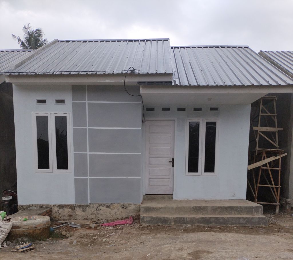 foto tampak rumah tipe RSH 36 perumahan Ratu ResidenCe