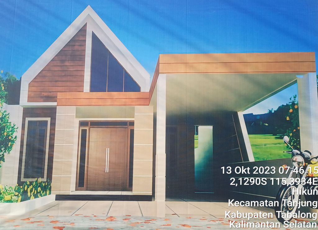 foto contoh rumah perumahan Rizky tanjung Regency 3