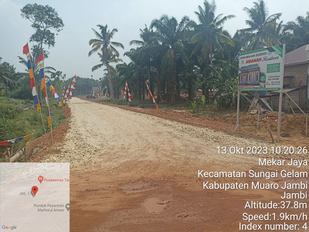 foto gerbang perumahan AMANAH RESIDENCE