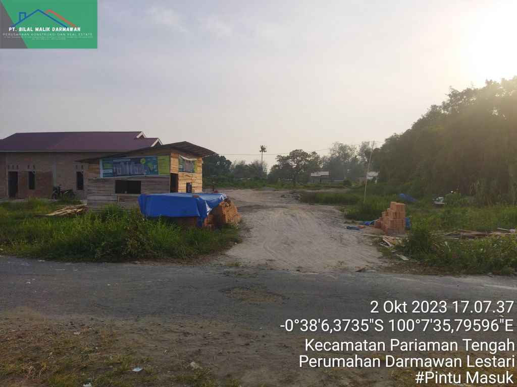foto gerbang perumahan Darmawan Lestari I