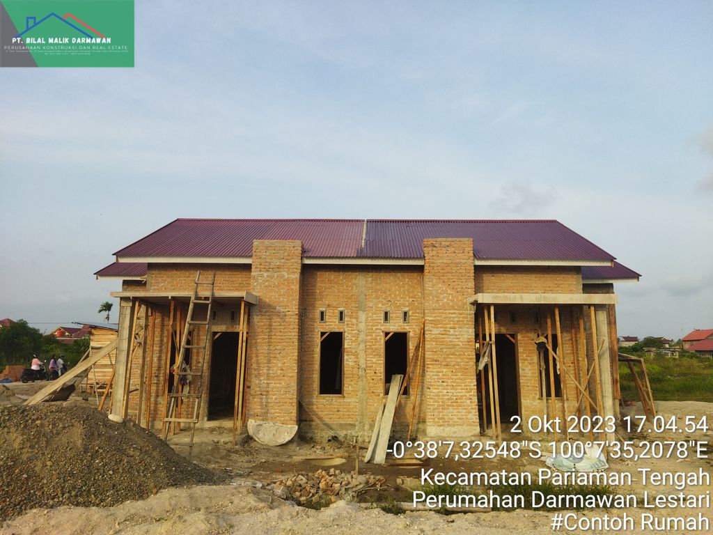 foto contoh rumah perumahan Darmawan Lestari I