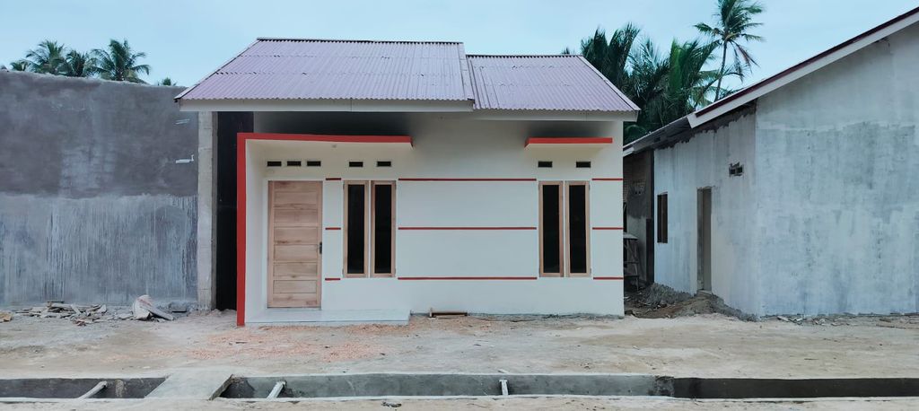 foto tampak rumah tipe 36 perumahan DIVA REGENCY 3