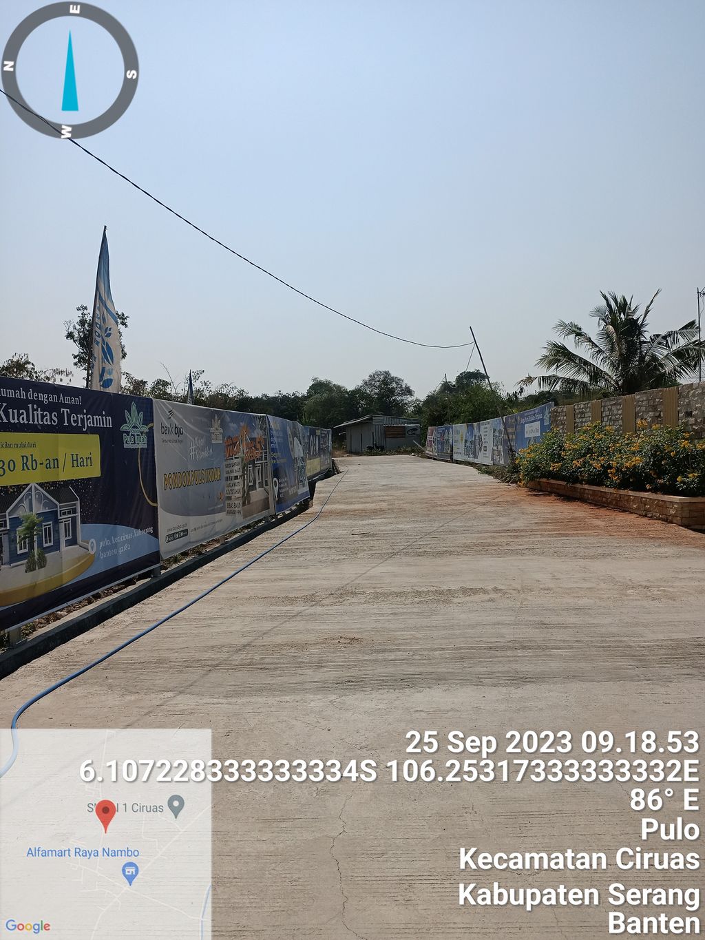 foto posisi tengah perumahan PONDOK PULO INDAH
