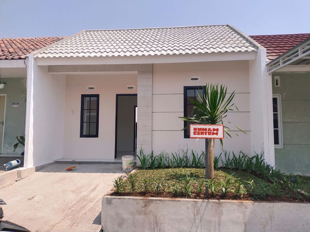 foto tampak rumah tipe 27 perumahan KALIMAYA CLUSTER