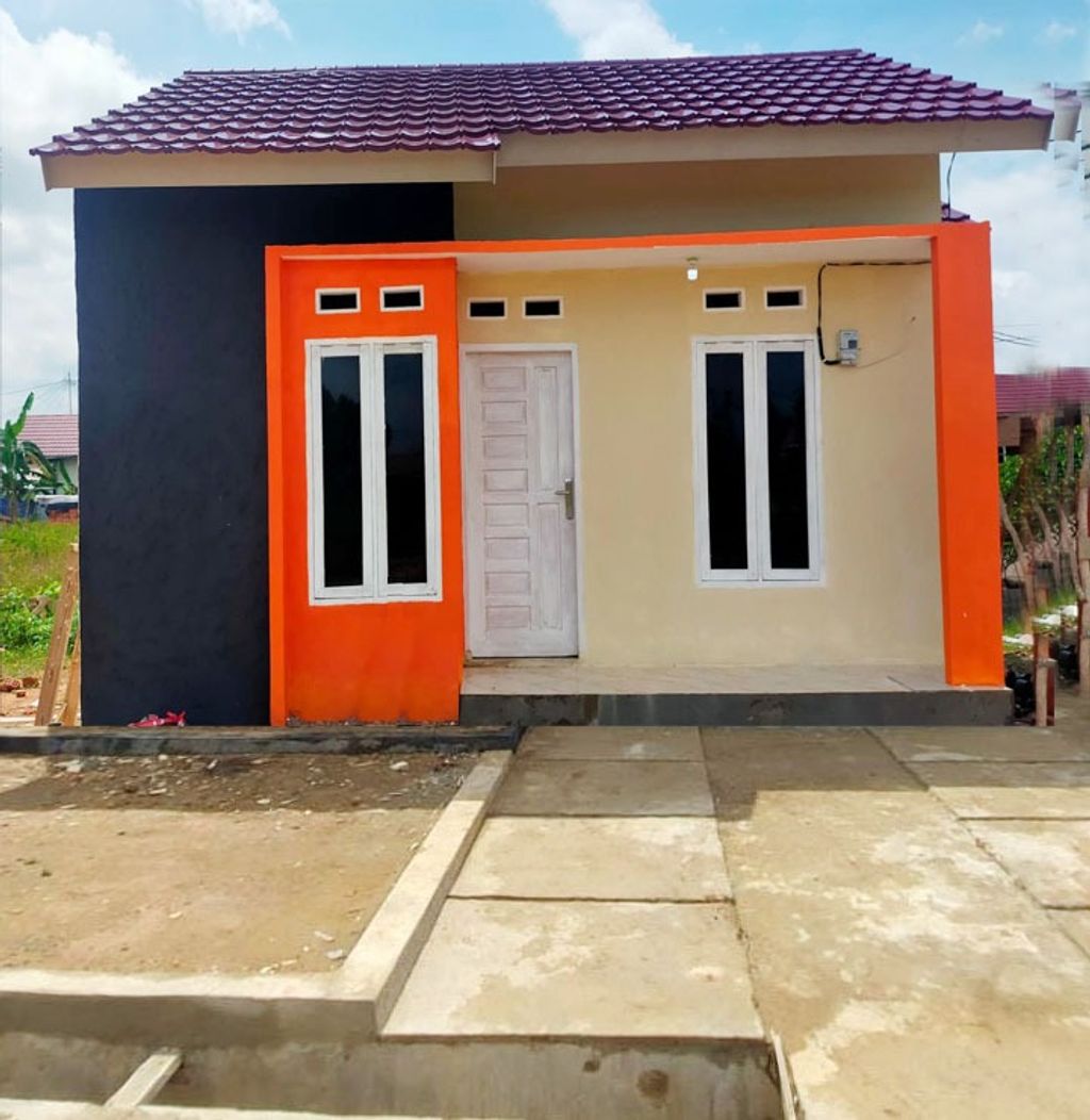 foto tampak rumah tipe RSh (Subsidi) perumahan BUMI NUANSA KENTEN 2