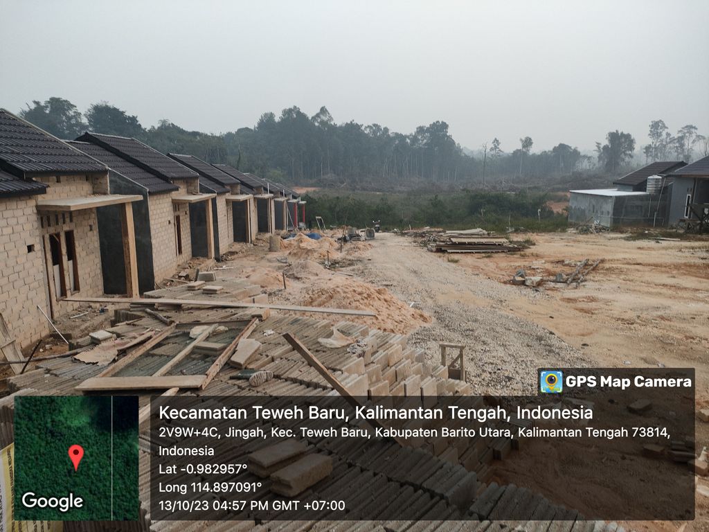 foto posisi tengah perumahan VHICEL SHONNA INDAH I
