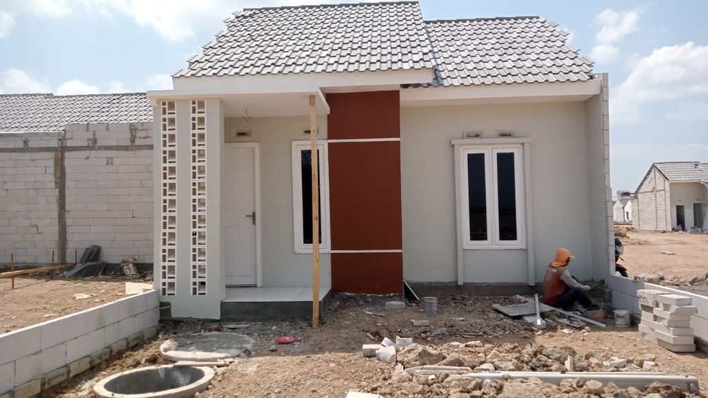 foto tampak rumah tipe Yura Regency Kras perumahan YURA REGENCY KRAS