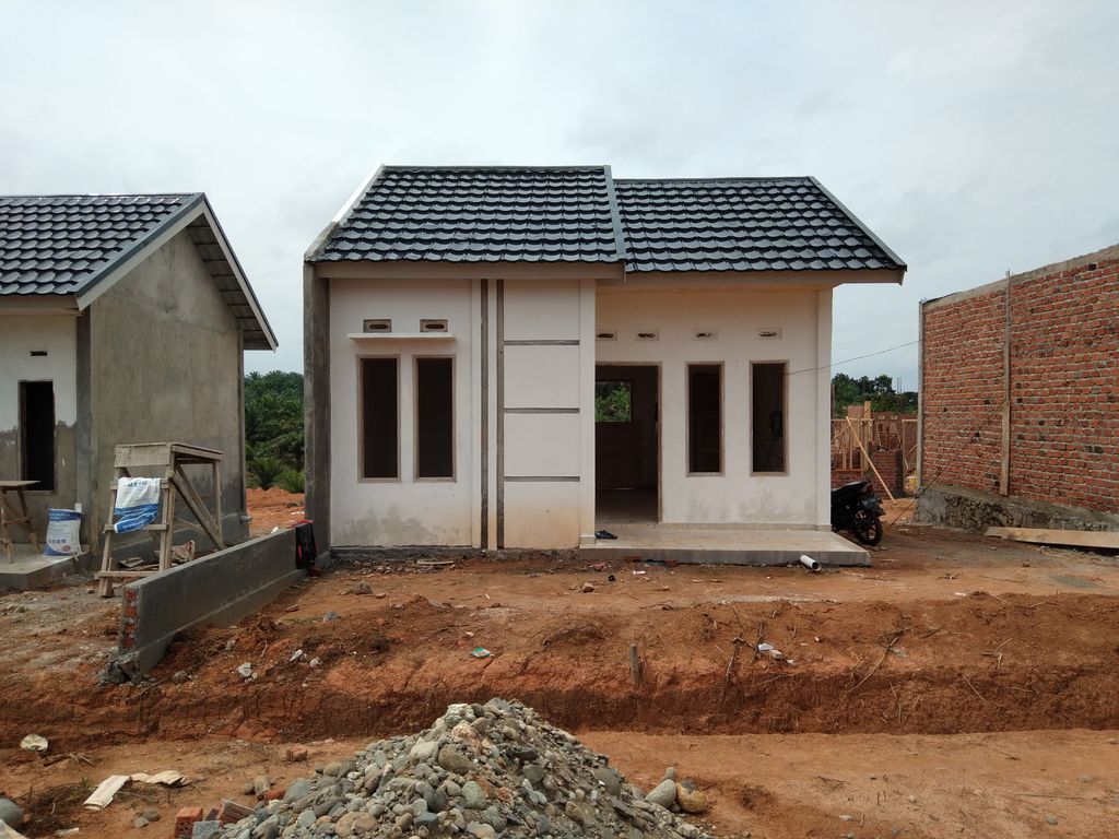 foto tampak rumah tipe 36 Tahun 2023 perumahan GRAHA MARGA MULYA 1