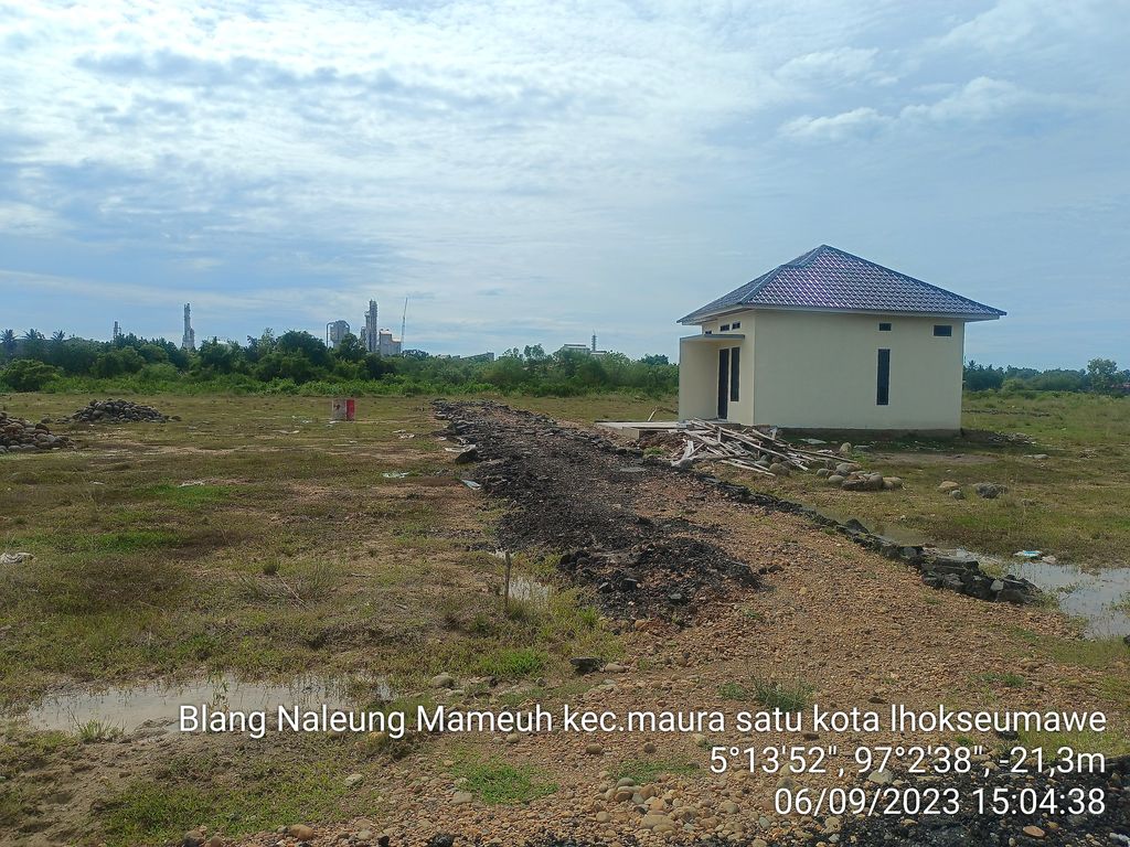 foto posisi tengah perumahan LABUAN INDAH REGENCY ATJEH