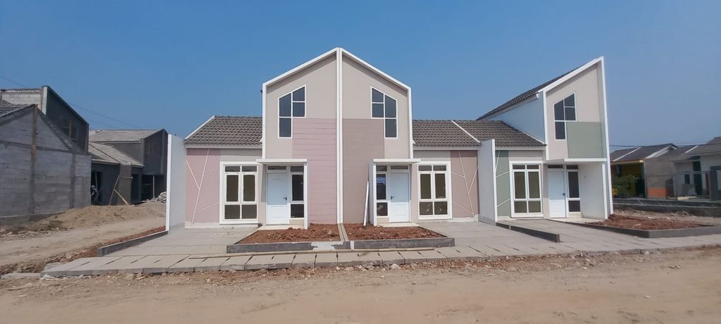 foto tampak rumah tipe Subsidi perumahan Grand Harmoni 2 Extention