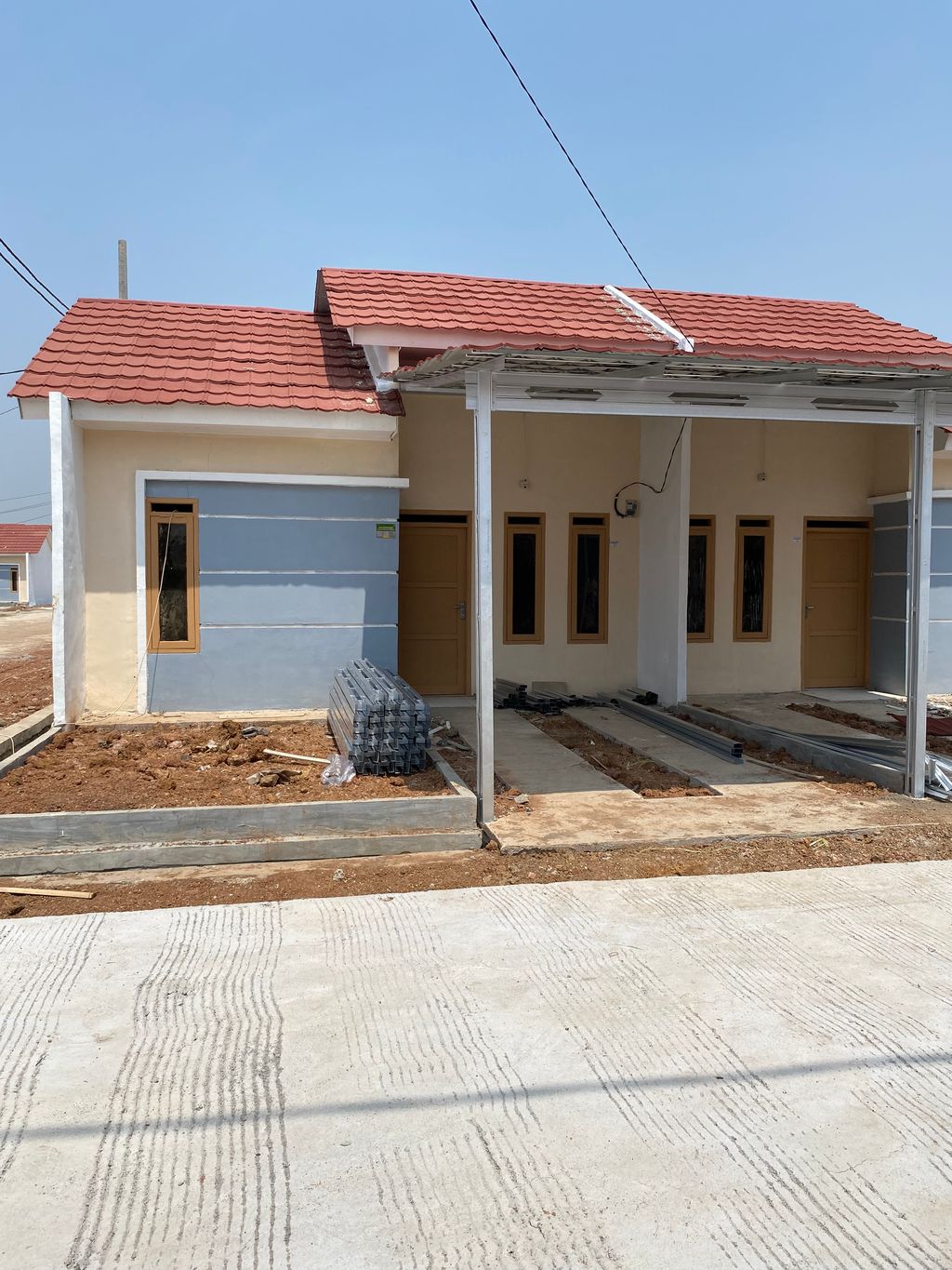 foto tampak rumah tipe 30/60 perumahan ALYA RAMADHANI RESIDENCE
