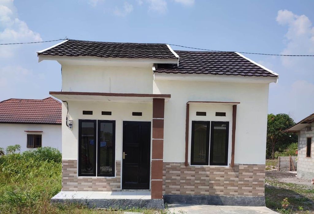 foto tampak rumah tipe 36 B perumahan PERUMAHAN RIMBA ASRI