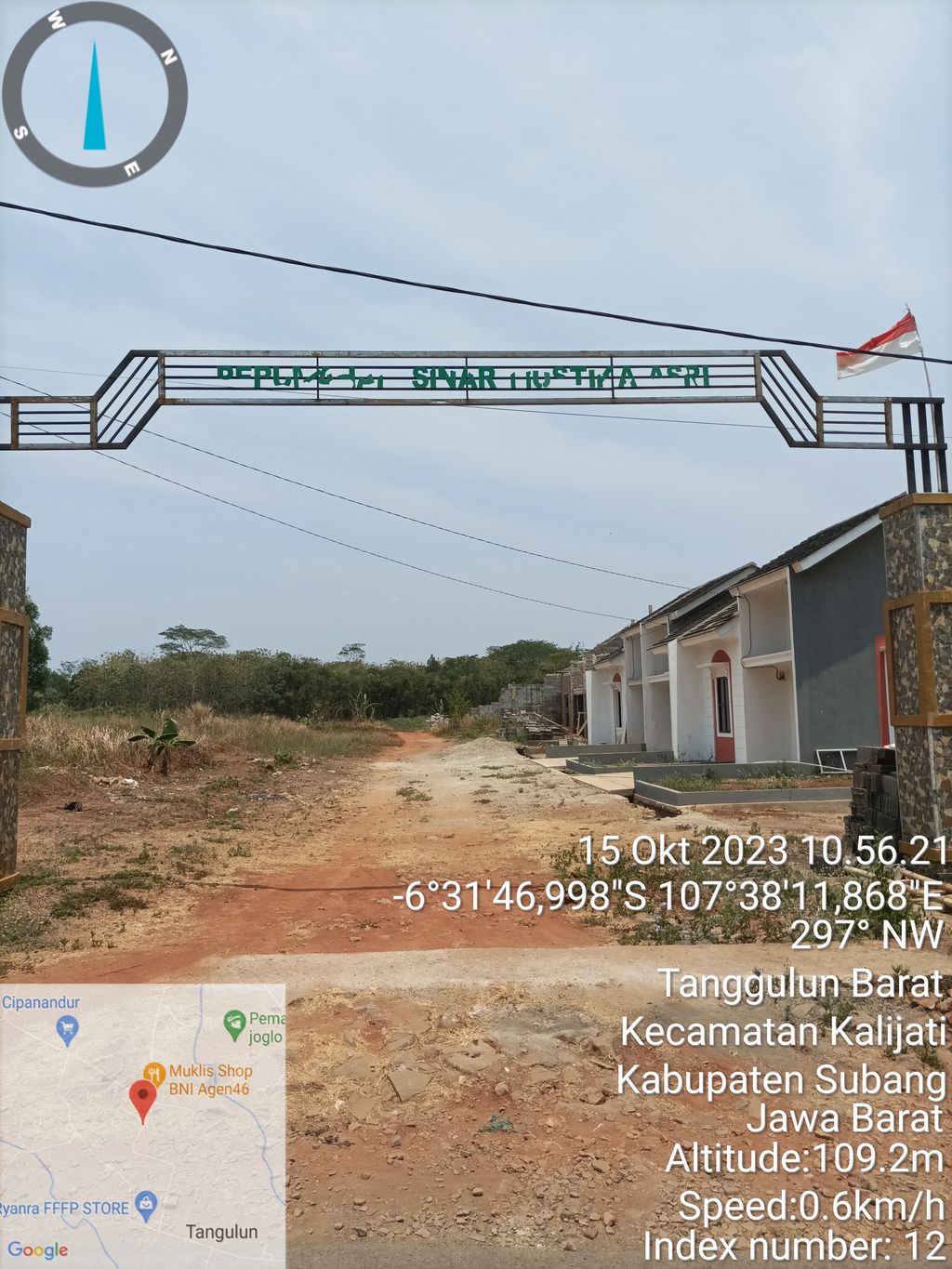 foto gerbang perumahan Sinar Mustika Asri
