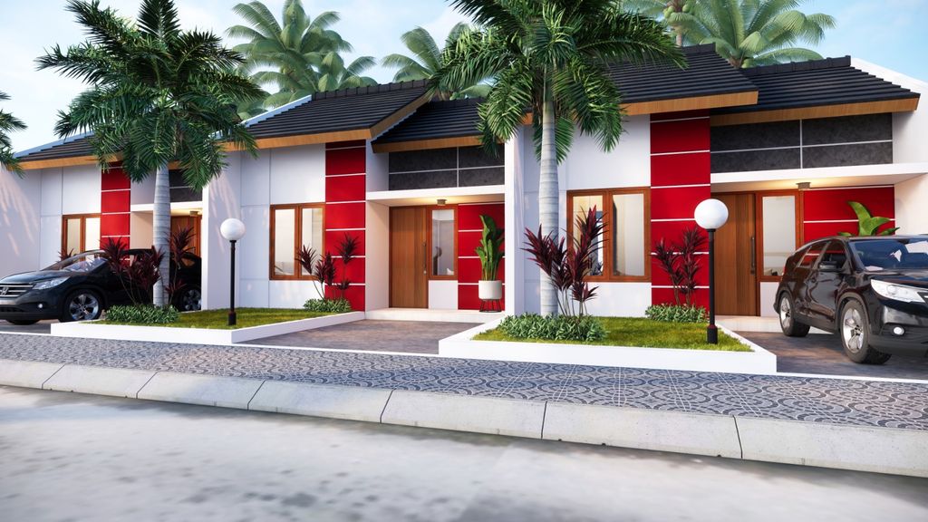 foto tampak rumah tipe 30/60 perumahan CEMPAKA JAYASAMPURNA RESIDENCE