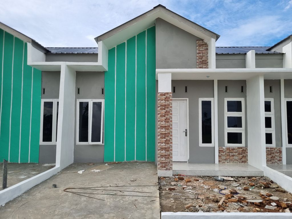 foto tampak rumah tipe 36 perumahan GREEN VIEW SUNGGAL III