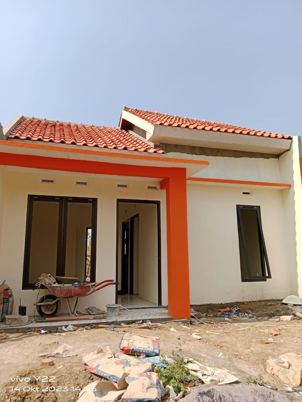 foto tampak rumah tipe SUBSIDI perumahan GRIYA HIKMAH LESTARI TAHAP 7