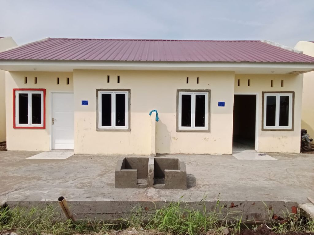 foto tampak rumah tipe SUBSIDI perumahan Harmoni Labuhan Residence