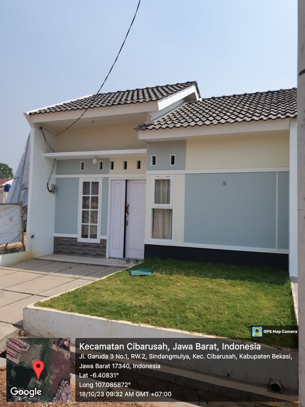 foto contoh rumah perumahan Harmony Sindang Mulya