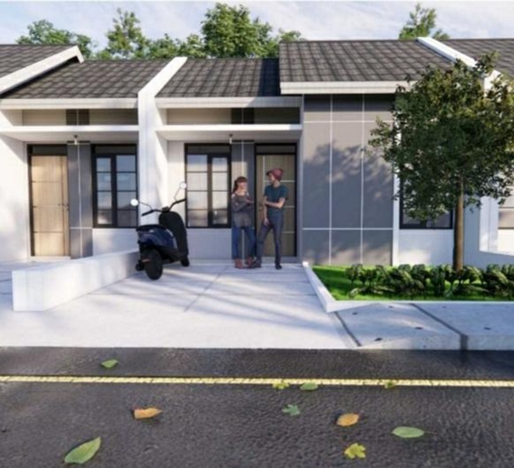 foto tampak rumah tipe 30/60 perumahan GRAND ART PERMAI