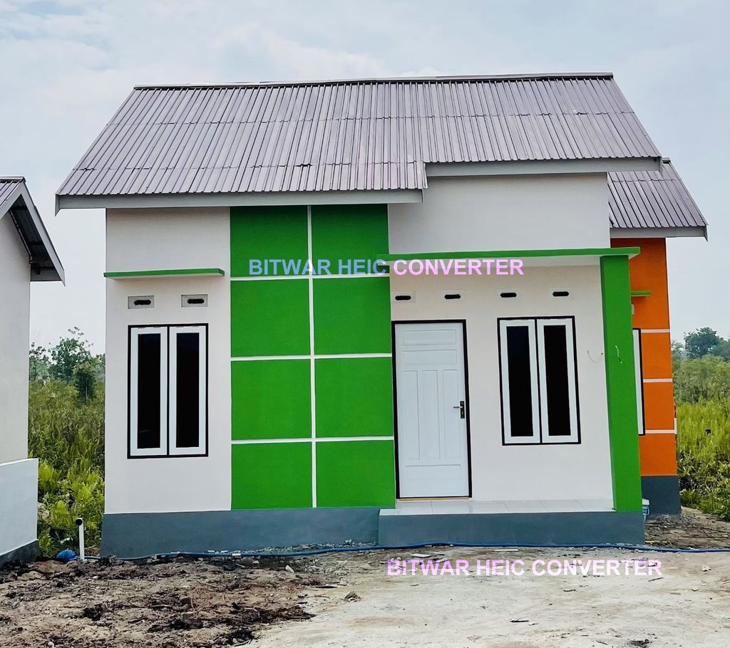 foto tampak rumah tipe 36 perumahan KARANGGAN HARMONI
