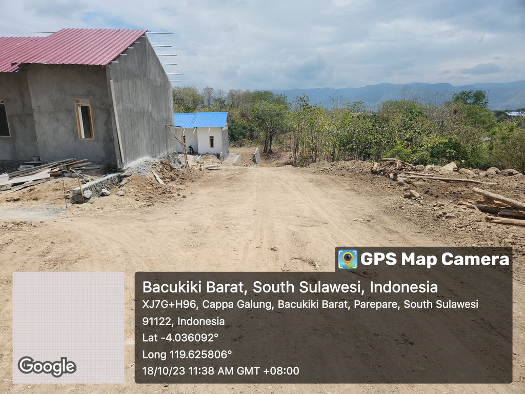 foto posisi tengah perumahan SYAKIRAH RESIDENCE PARE PARE