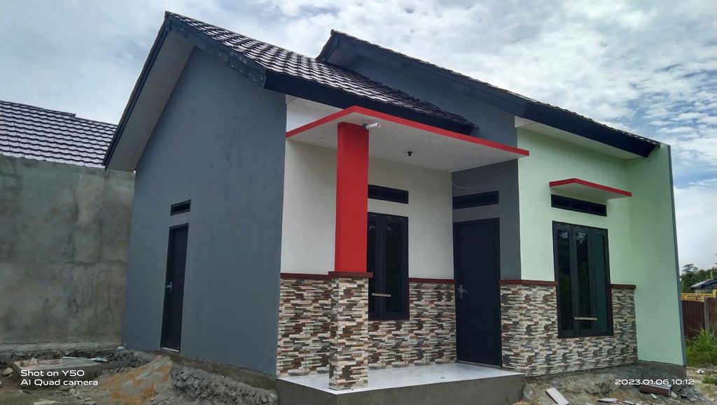 foto tampak rumah tipe 36 perumahan PERUMAHAN GRAND EFATA 7-C DOYO LAMA