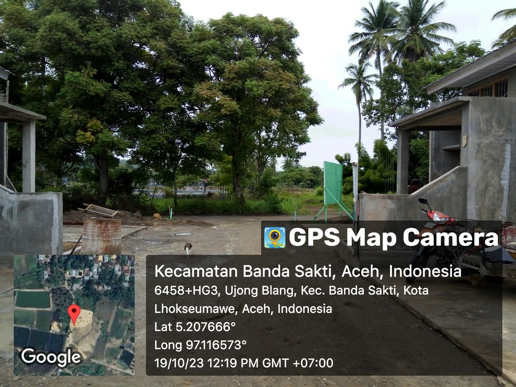 foto posisi tengah perumahan Permata Griya Ujong Blang