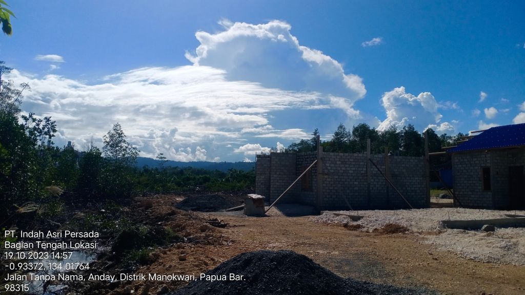 foto posisi tengah perumahan ARFAI SALAK RESIDENCE TAHAP III